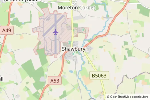 Mapa Shawbury