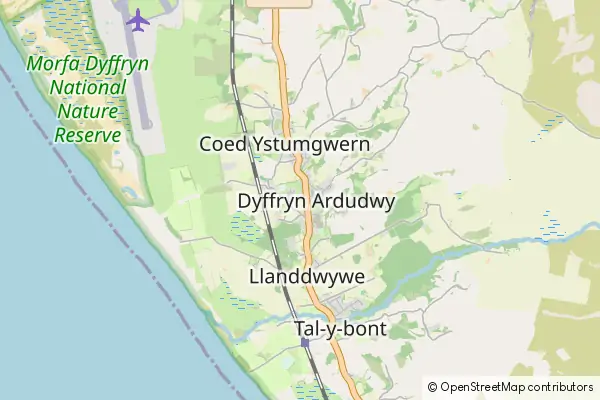 Mapa Dyffryn Ardudwy