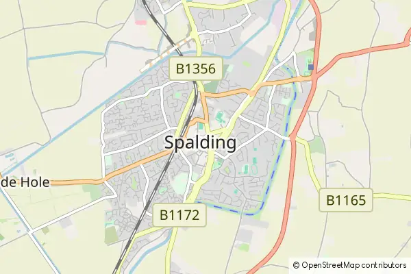 Mapa Spalding