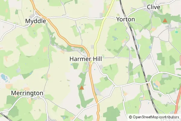 Mapa Harmer Hill