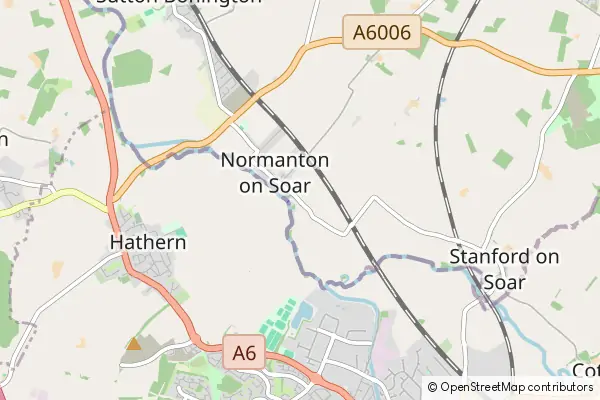 Mapa Normanton-on-Soar