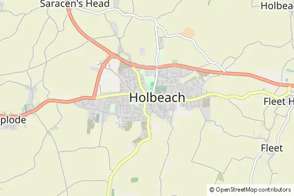 Mapa Holbeach