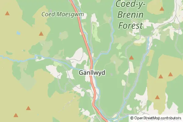 Mapa Ganllwyd