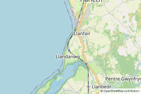 Mapa Llandanwg