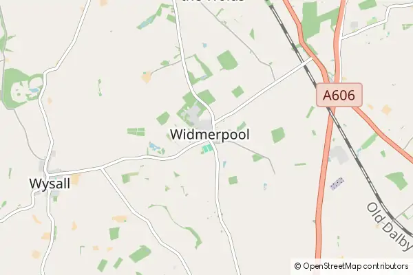 Mapa Widmerpool