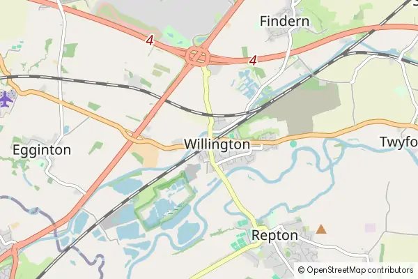 Mapa Willington