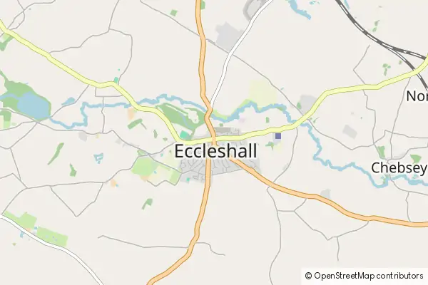 Mapa Eccleshall