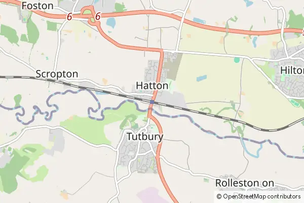 Mapa Hatton