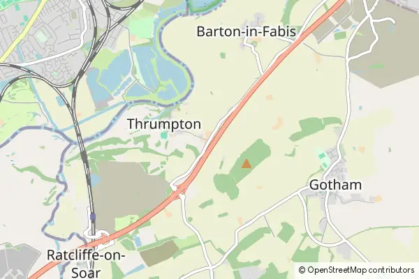 Mapa Thrumpton