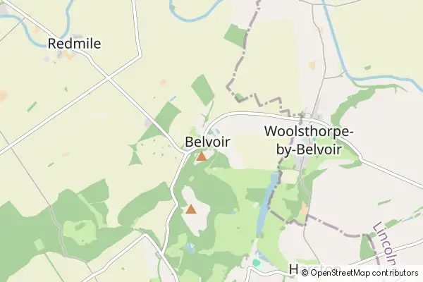 Mapa Woolsthorpe by Belvoir