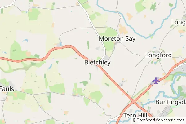 Mapa Bletchley