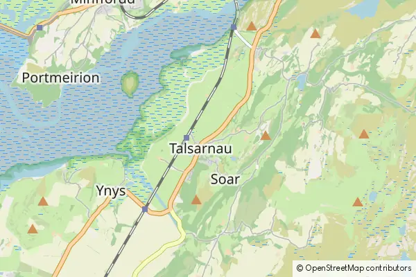 Mapa Talsarnau