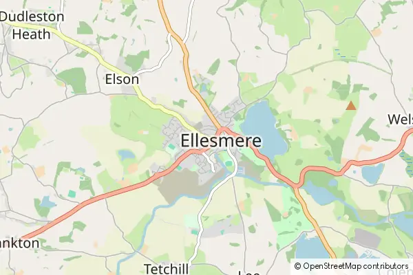 Mapa Ellesmere