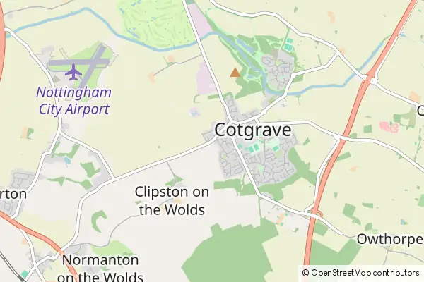 Mapa Cotgrave