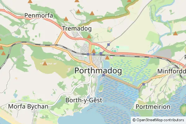 Mapa Porthmadog