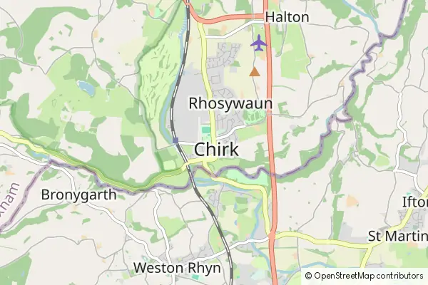 Mapa Chirk