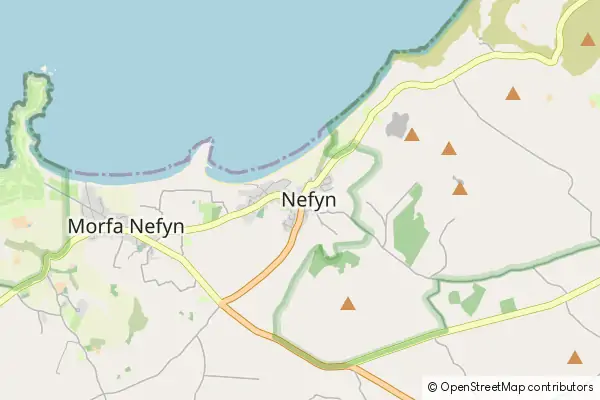 Mapa Nefyn