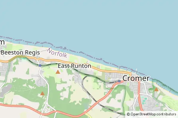 Mapa East Runton