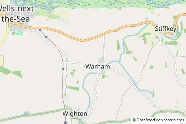 Mapa Warham