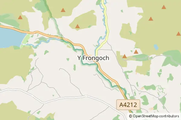 Mapa Frongoch