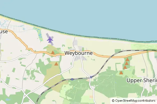 Mapa Weybourne