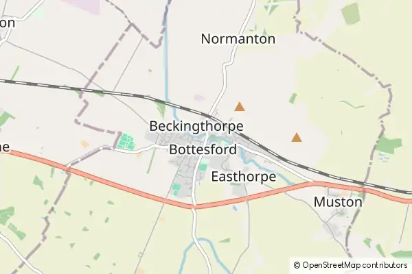 Mapa Bottesford