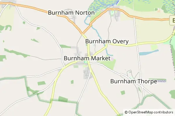 Mapa Burnham Market