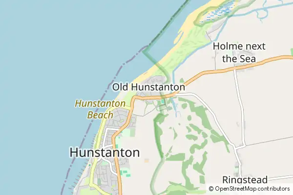 Mapa Old Hunstanton