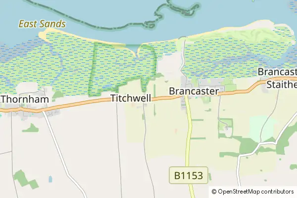 Mapa Titchwell