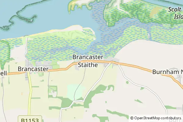 Mapa Brancaster Staithe