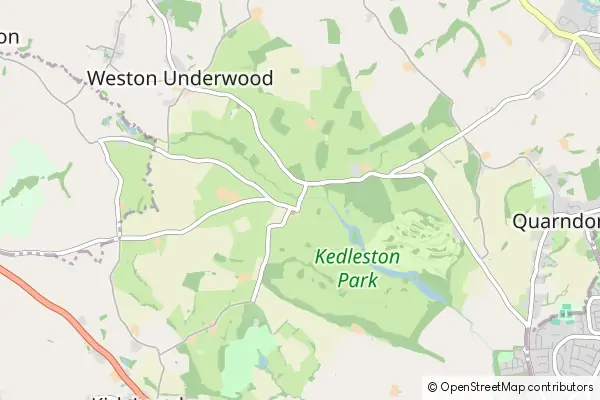 Mapa Kedleston