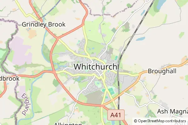 Mapa Whitchurch