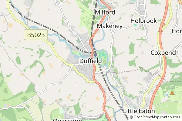 Mapa Duffield