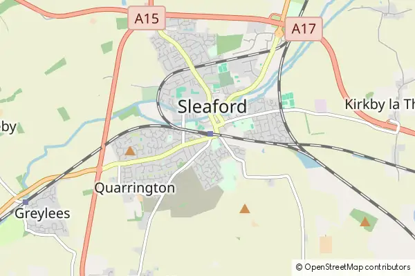 Mapa Sleaford