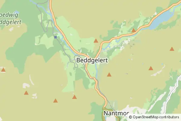 Mapa Beddgelert