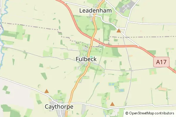 Mapa Fulbeck