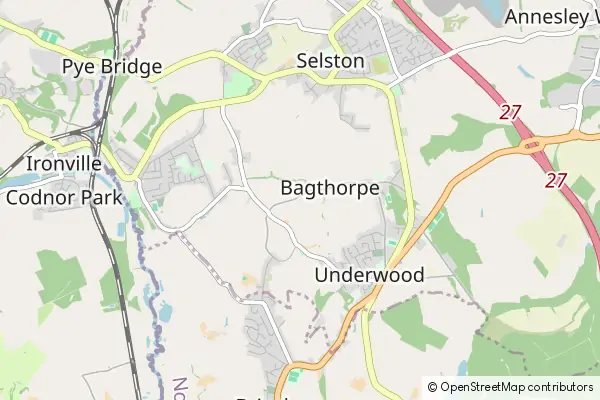 Mapa Bagthorpe