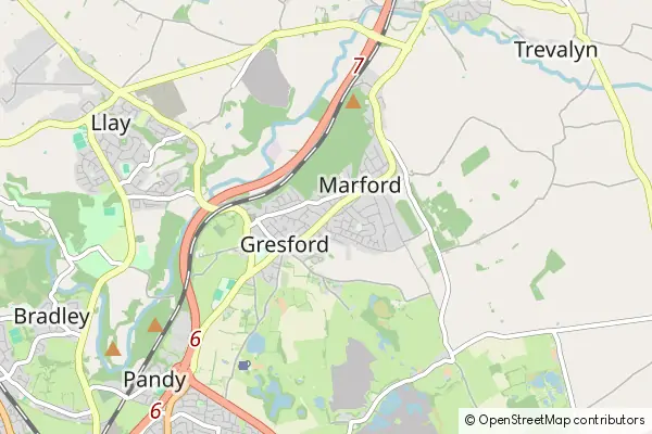 Mapa Gresford