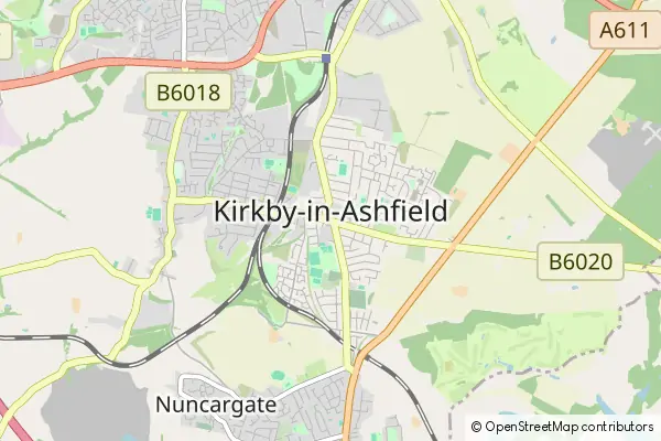 Mapa Kirkby-in-Ashfield