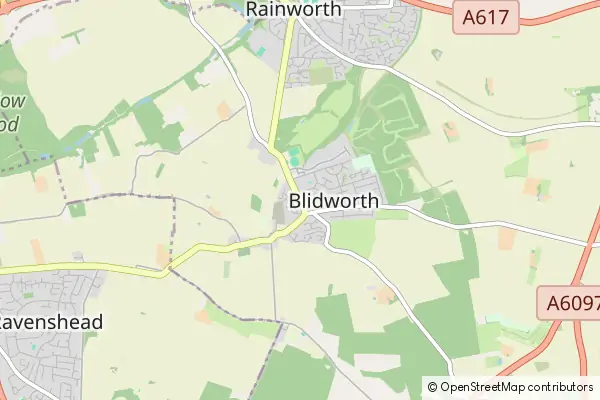 Mapa Blidworth