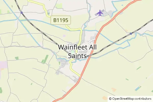 Mapa Wainfleet All Saints