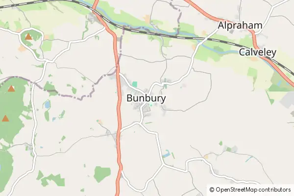 Mapa Bunbury