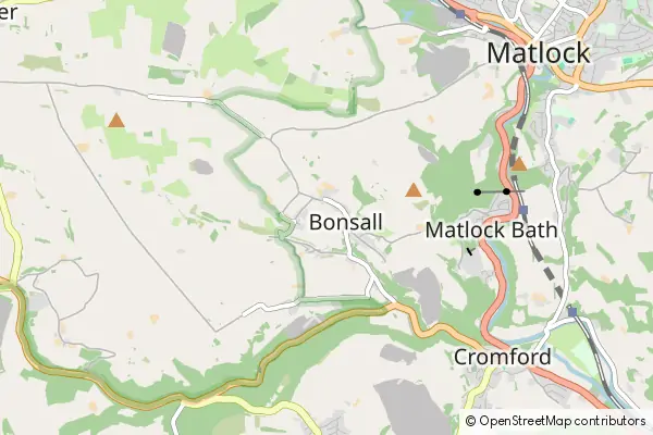 Mapa Bonsall