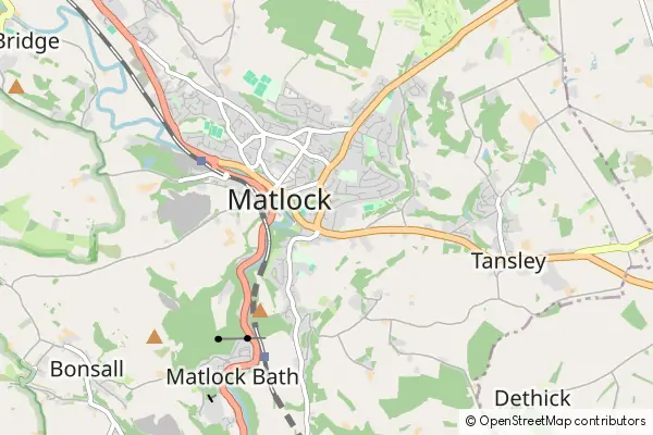 Mapa Matlock