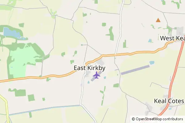 Mapa East Kirkby