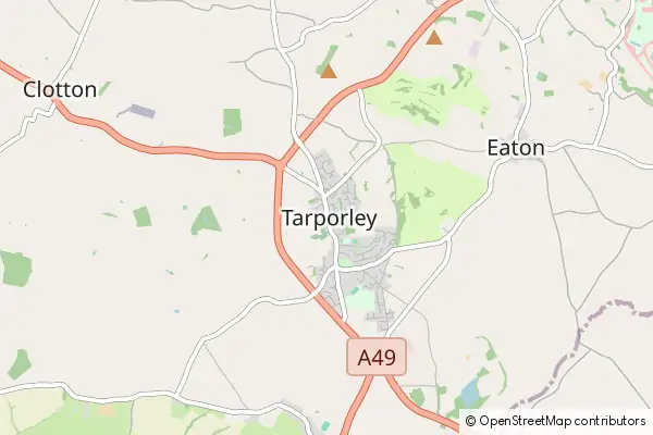 Mapa Tarporley