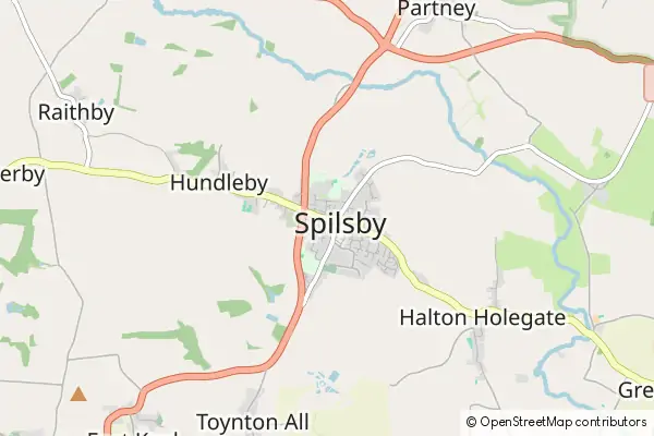 Mapa Spilsby