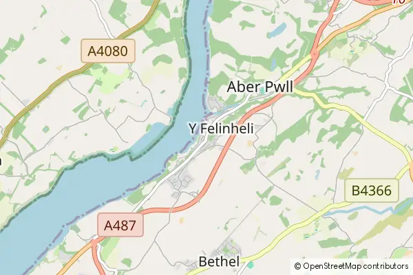 Mapa Y Felinheli