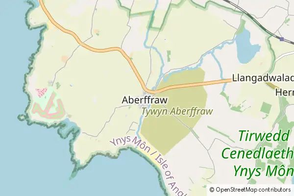 Mapa Aberffraw