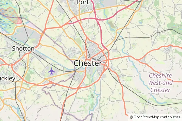 Mapa Chester